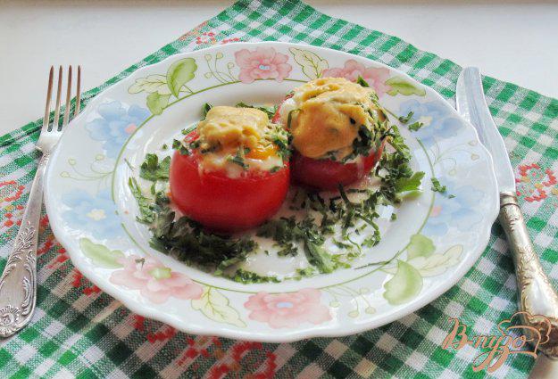 фото рецепта: Яичница в помидоре