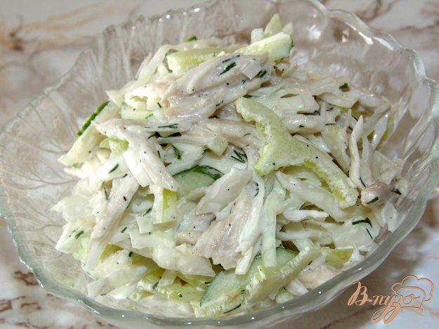 фото рецепта: Капустный салат с мясом курицы