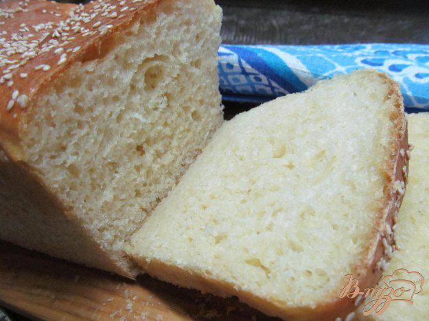 фото рецепта: Хлеб на молоке с кукурузной мукой