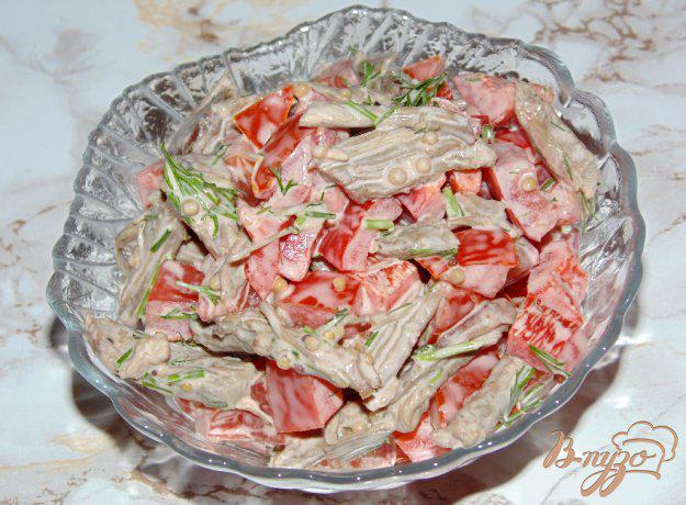 фото рецепта: Овощной салат с говядиной