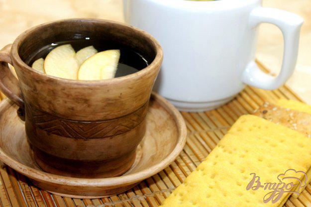 фото рецепта: Мятный чай с лимоном и яблоком