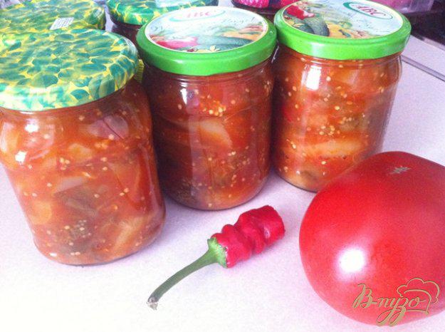 фото рецепта: Баклажаны с перцем в томатном соусе