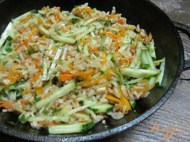 фото рецепта: Рис с овощами в китайском стиле