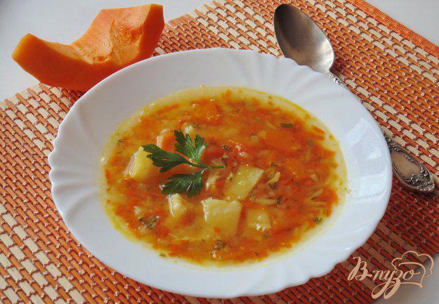 фото рецепта: Гороховый суп с тыквой