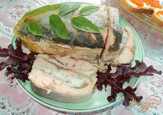 фото рецепта: Горбуша и скумбрия запеченные с желатином