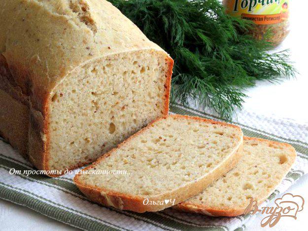 фото рецепта: Горчичный хлеб с зернистой горчицей