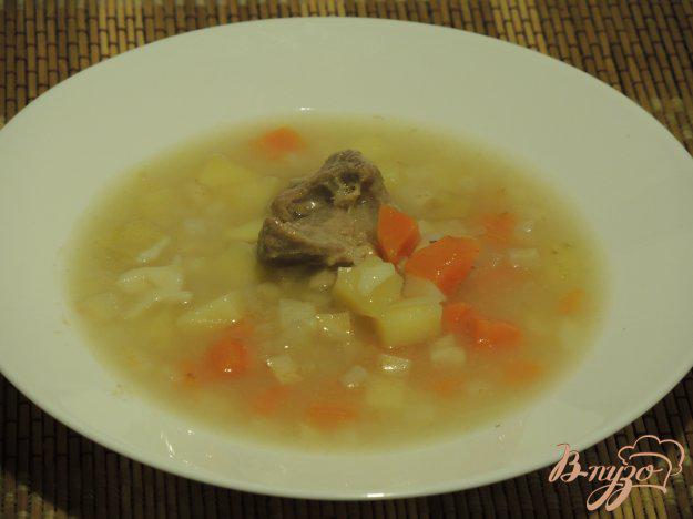 фото рецепта: Овощной суп на мясном бульоне