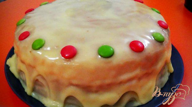 фото рецепта: Белая глазурь для тортов и печенья