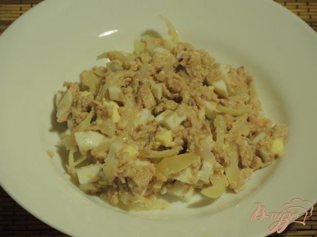 фото рецепта: Салат из печени трески