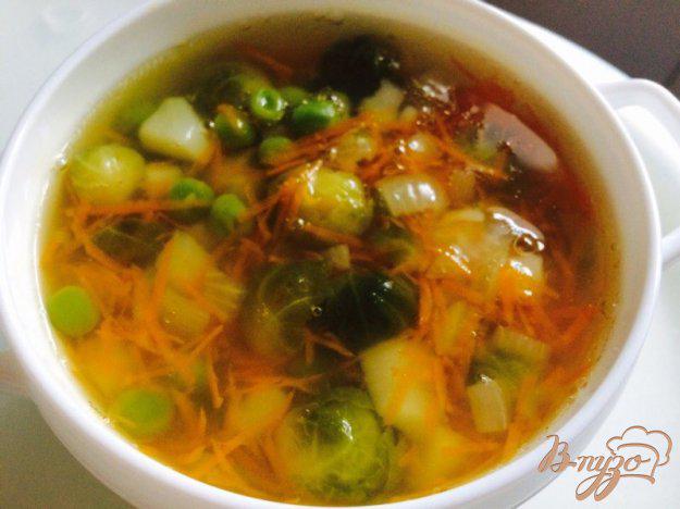 фото рецепта: Овощной суп из телятины с вермишелью для деток