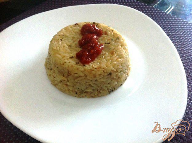 фото рецепта: Ароматный рис с чесноком и луком