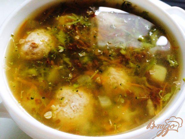 фото рецепта: Суп из гречки с фрикадельками
