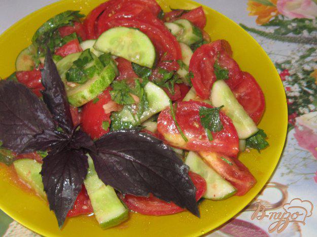 фото рецепта: Салат овощной с хреновой заправкой