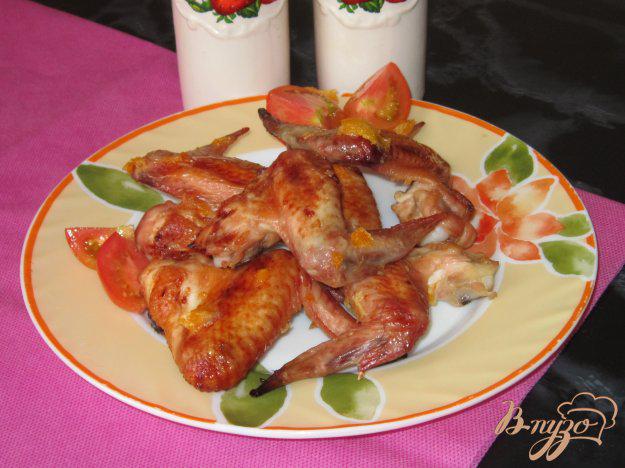 фото рецепта: Куриные крылышки в мандариновом маринаде