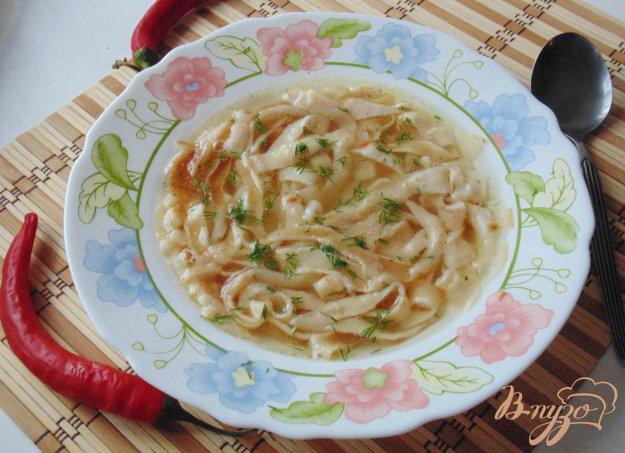 фото рецепта: Куриный суп с блинчиками
