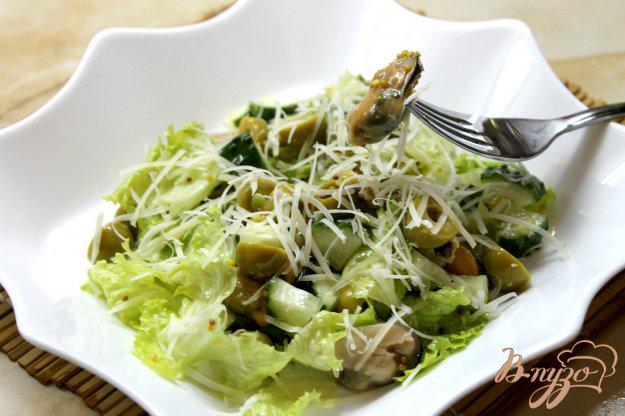 фото рецепта: Фреш салат с мидиями