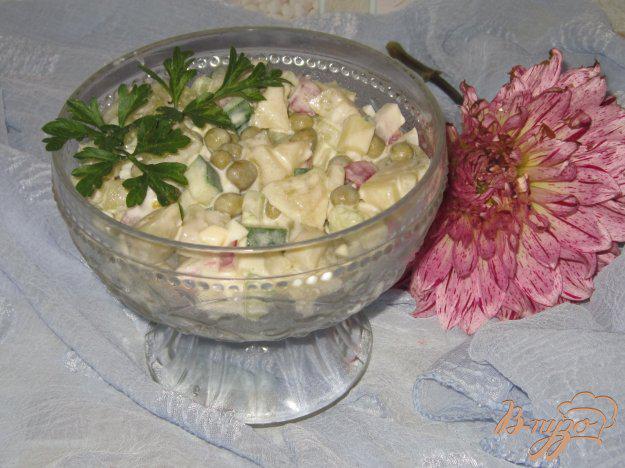 фото рецепта: Салат с маринованными помидорами