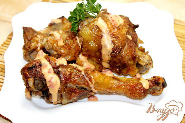 фото рецепта: Жареная курица с соусом « Паприк »