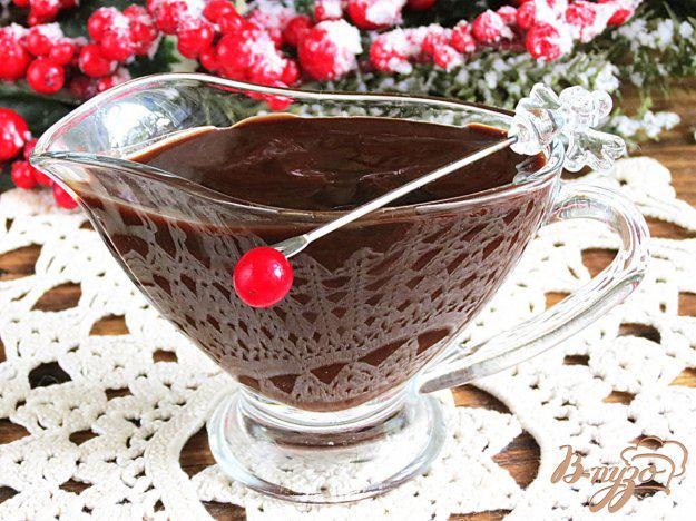 фото рецепта: Шоколадный соус с какао