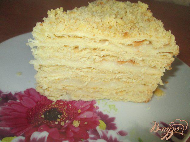 фото рецепта: Песочный торт с заварным кремом