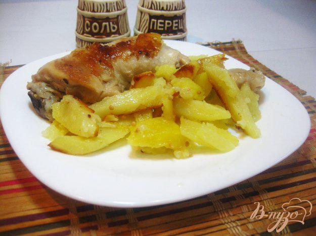 фото рецепта: Курица запеченная с картофелем