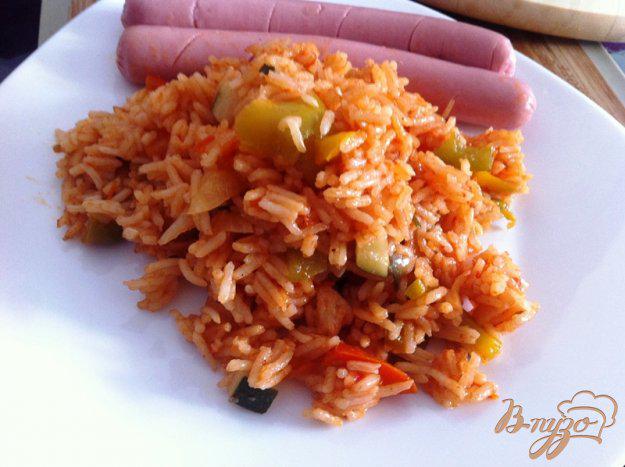 фото рецепта: Рис с овощами в томатном соусе