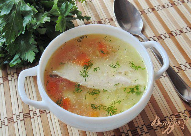 фото рецепта: Рисовый суп на курином бульоне