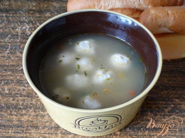 фото рецепта: Овсяный суп с фрикадельками