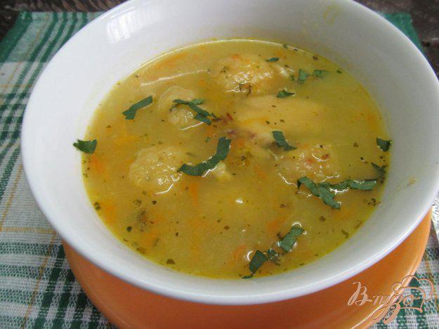 фото рецепта: Суп с картофельными фрикадельками
