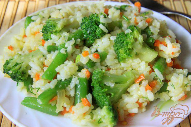 фото рецепта: Рис с овощами на гарнир