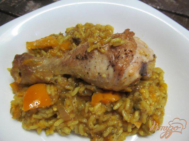 фото рецепта: Курица карри с рисом
