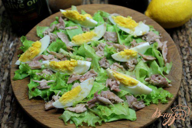 фото рецепта: Салат с мясом кролика и яйцом