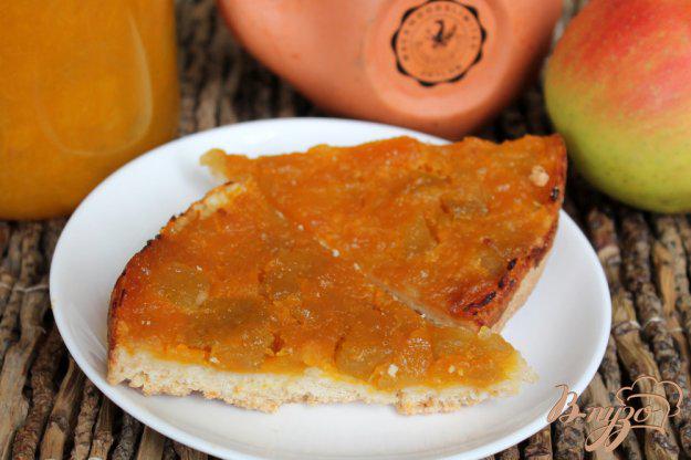 фото рецепта: Пирог крошка с начинкой из тыквы и яблок