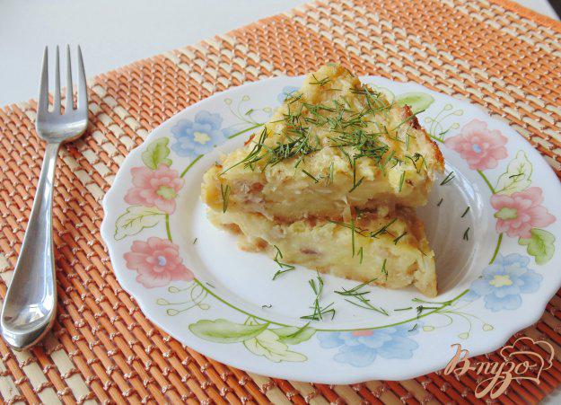 фото рецепта: Картофельная запеканка с курицей и  и сыром