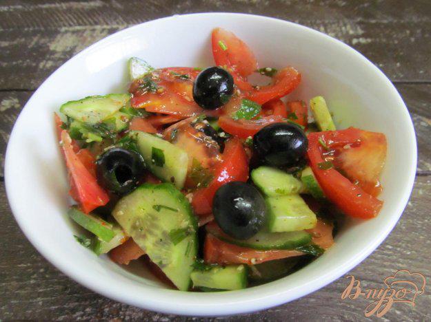 фото рецепта: Овощной салат с необычным соусом
