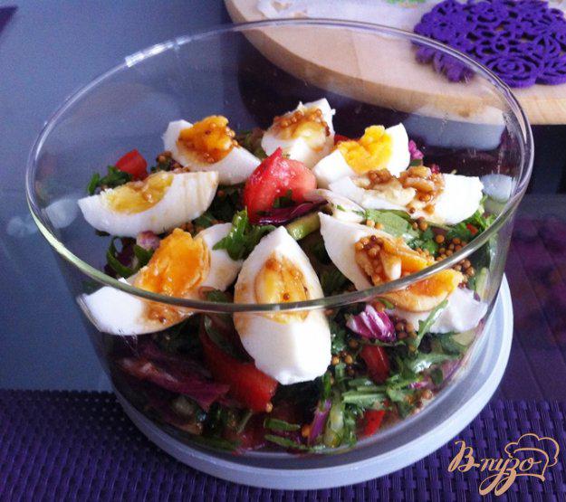 фото рецепта: Салат овощной с яйцом