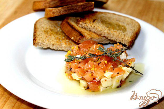 фото рецепта: Быстрая закуска из лосося с сыром бри