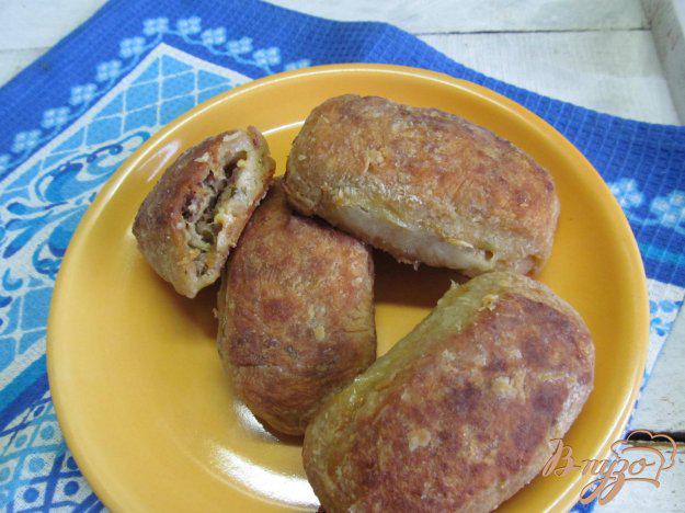 фото рецепта: Пирожки из картофельного теста с начинкой из мяса