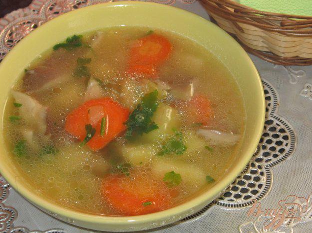 фото рецепта: Овощной суп с вешенками