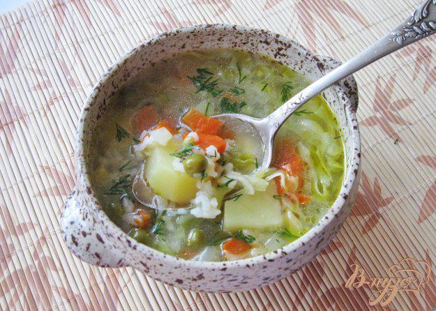 фото рецепта: Овощной суп с молодой капустой