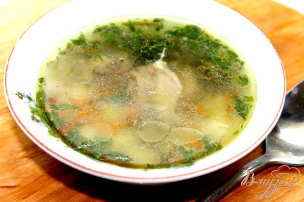 фото рецепта: Куриный суп с щавелем