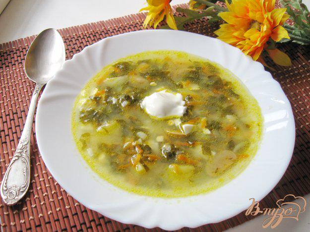 фото рецепта: Суп из щавеля с грибами
