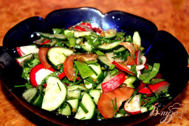 фото рецепта: Овощной салат для пикника с бальзамической заправкой