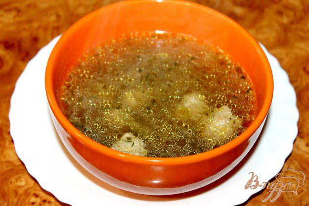 фото рецепта: Суп с фрикадельками, перцем и грибами