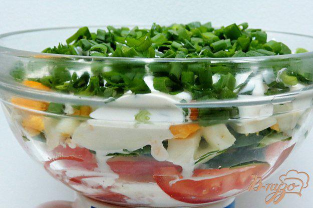 фото рецепта: Салат из овощей с чесноком