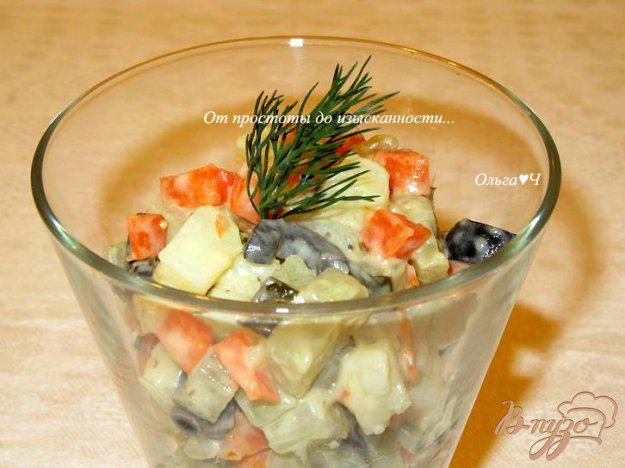 фото рецепта: Постный салат «Оливье»