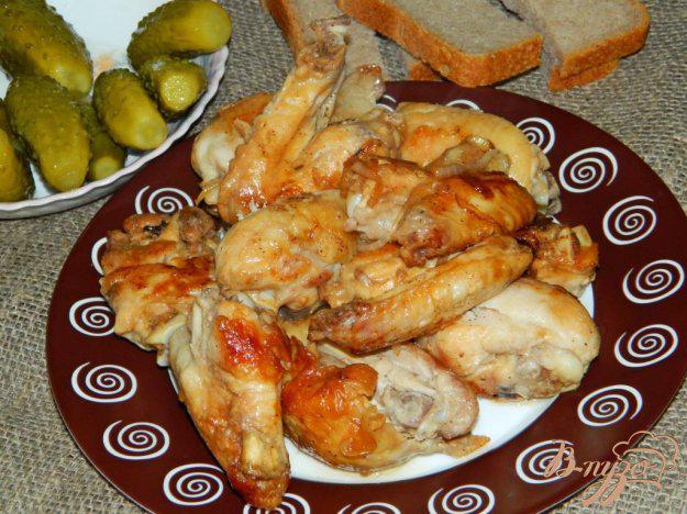 фото рецепта: Курица с луком и соевым соусом