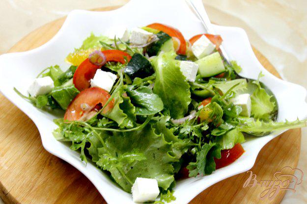 фото рецепта: «Аля» греческий салат с апельсином