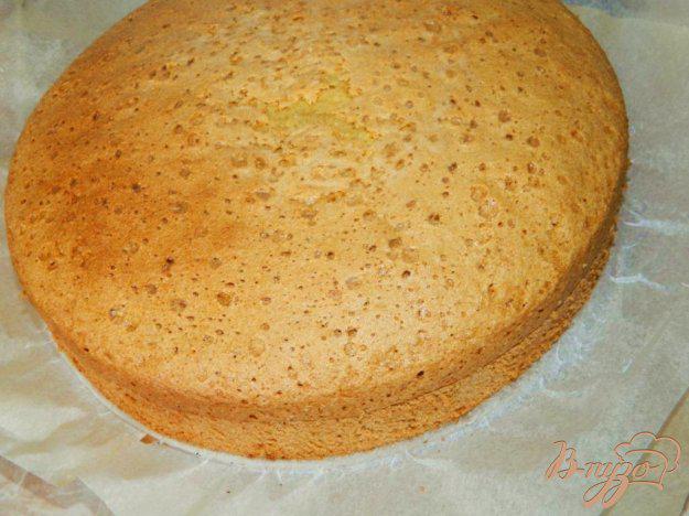 фото рецепта: Классический ванильный бисквит для торта