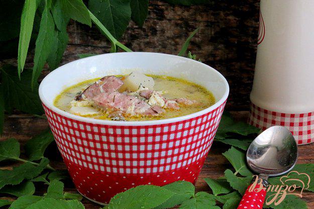 фото рецепта: Суп с копчёной колбасой